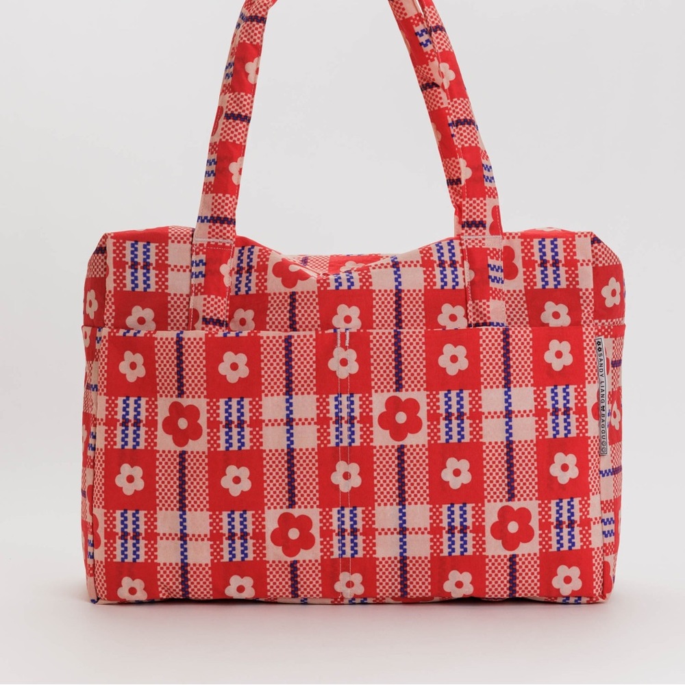 sandy liang x baggu cloud carry on bag